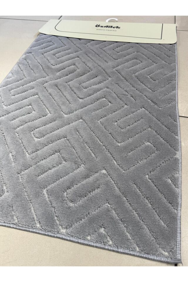 Klozet Pamuk Sılva Gri 60*100-40*60