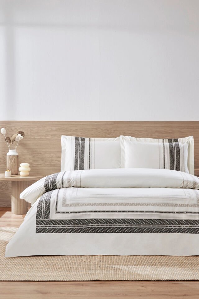 Blend Krem Çift Kişilik Nevresim Takımı