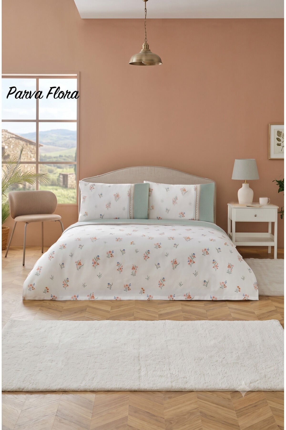 Pike Takımı Nev Tek Kişilik Mint Parva Flora
