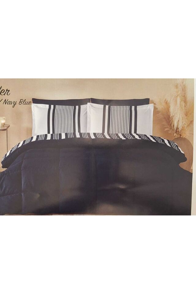 RANFORCE UYKU SETİ ÇİFT KİŞİLİK WONDER LACİVERT