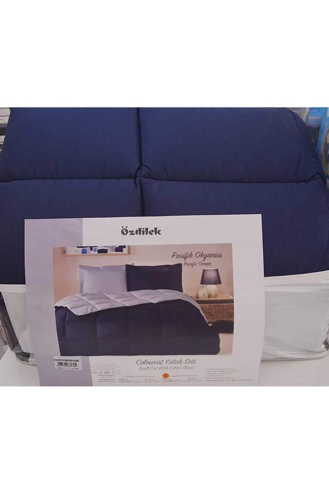 TEK KİŞİLİK RANFORCE YATAK SETİ PASİFİK OKYANUS