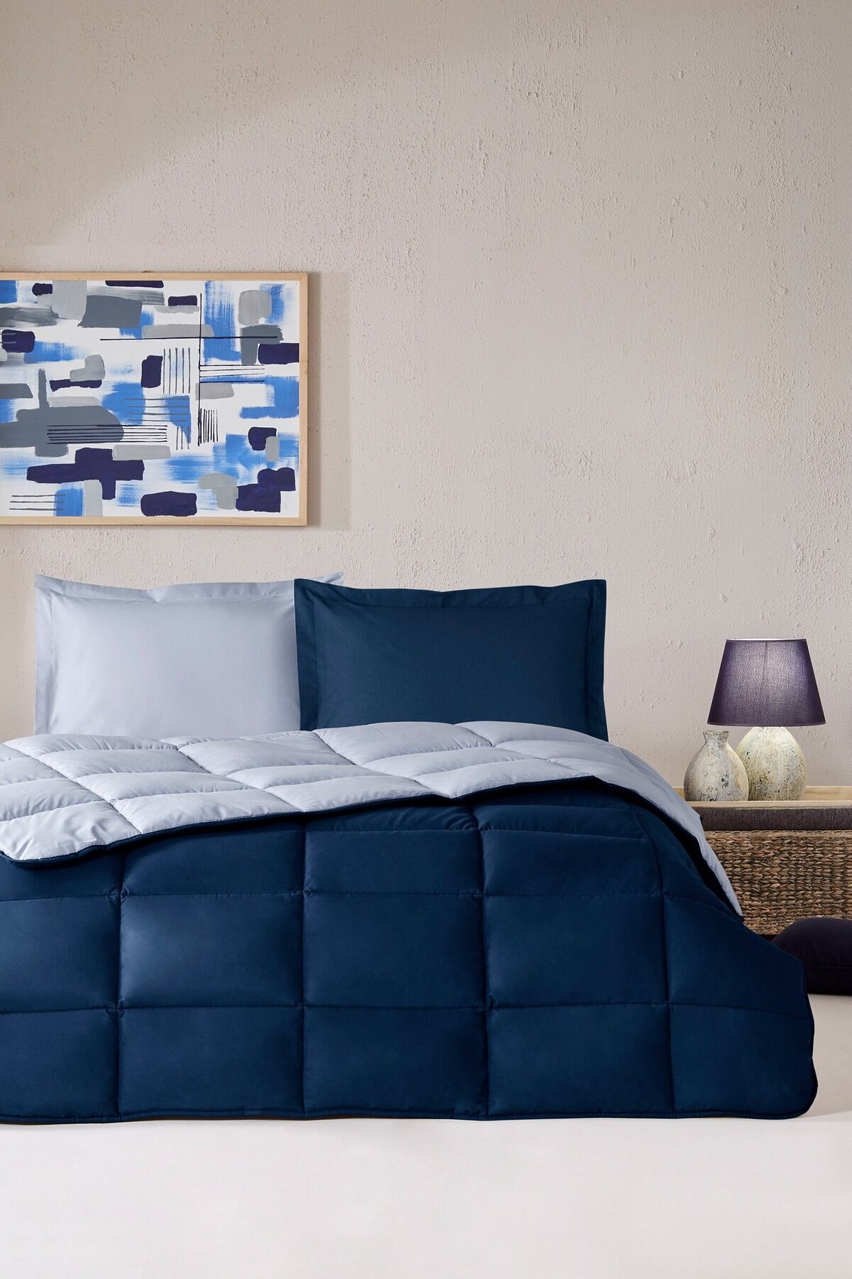 TEK KİŞİLİK RANFORCE YATAK SETİ PASİFİK OKYANUS