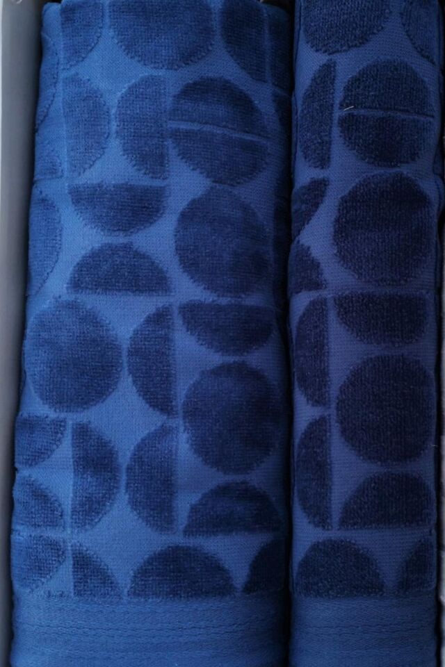 Circular Best Set (HAMAM TAKIMI) Krem-indigo