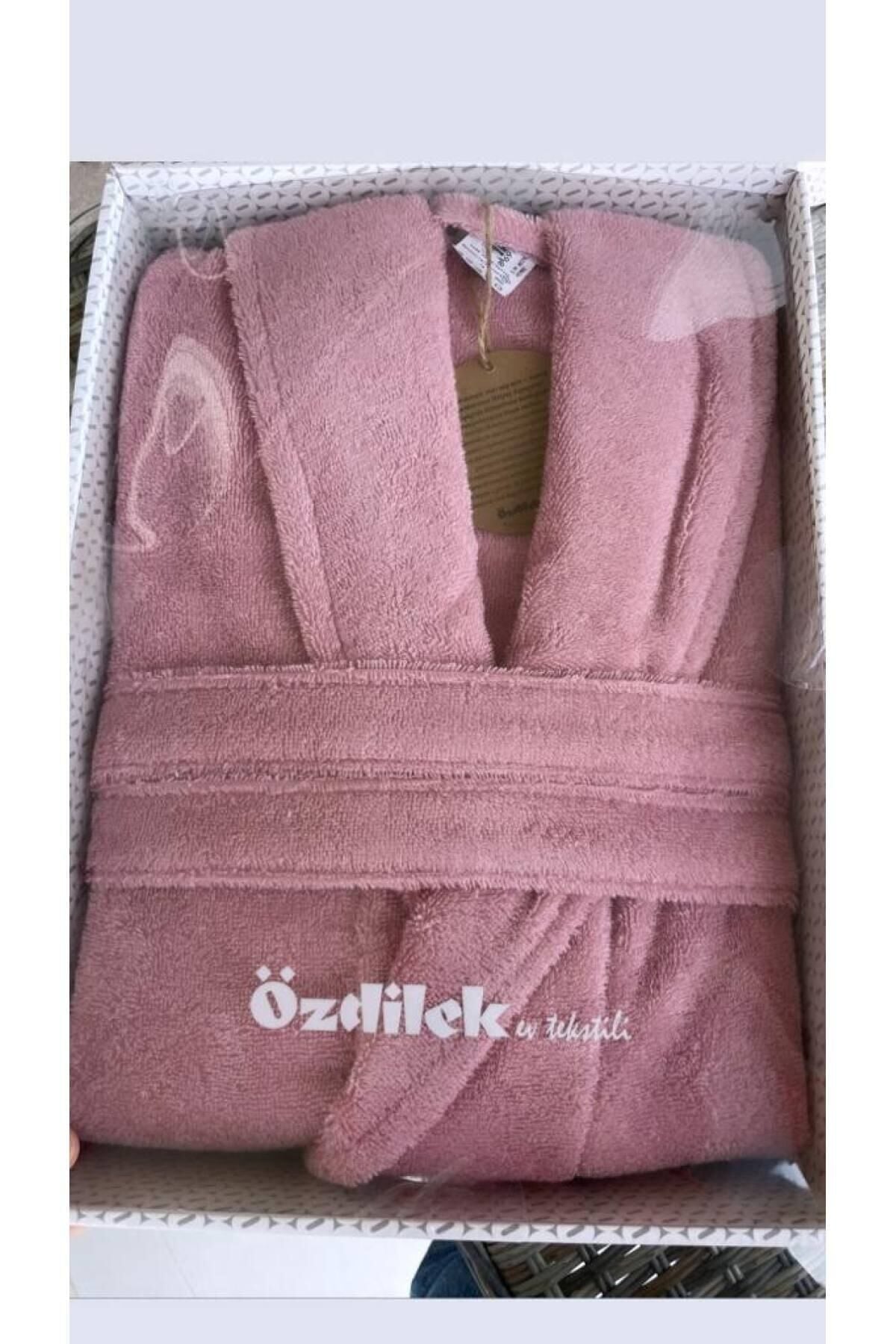 Colourist Şal Yaka Bornoz S-M Pembe