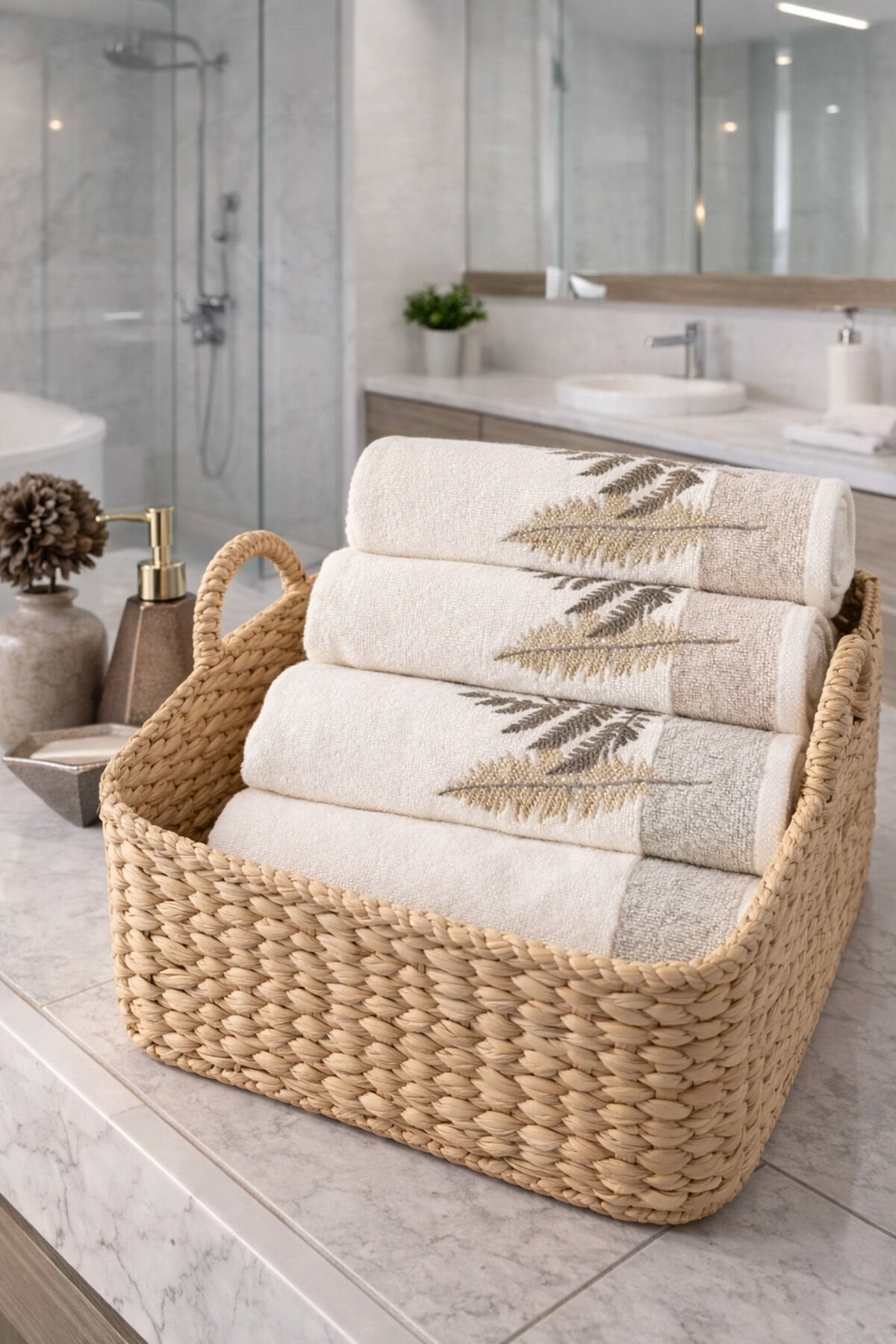 Özdilek Cotton Bliss Kutulu 4'lü El ve Yüz Havlusu 50x90 cm