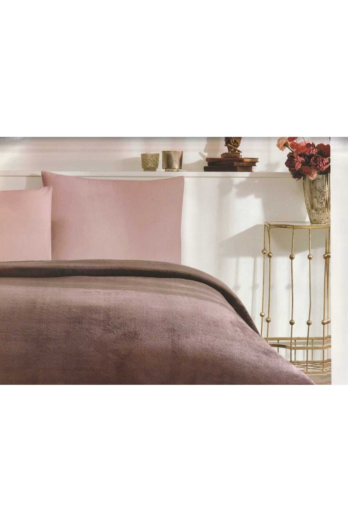 Battaniye Trendy Soft Çift Kişilik Murdum