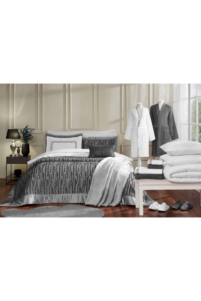 Velluto Çift Kişilik Çeyiz Seti 27 Parça