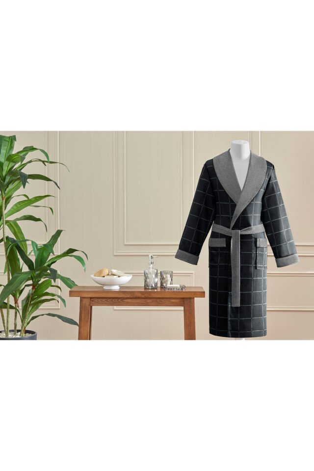 Nera Maskülen Şal Yaka Bornoz