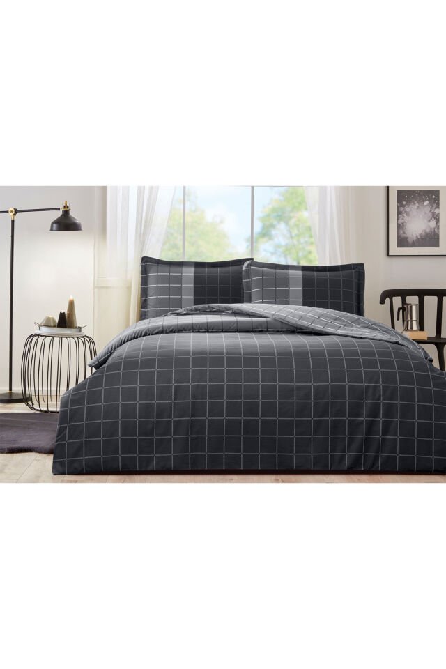 Nera Çift Kişilik Lastikli Çarşaf Nevresim Takımı