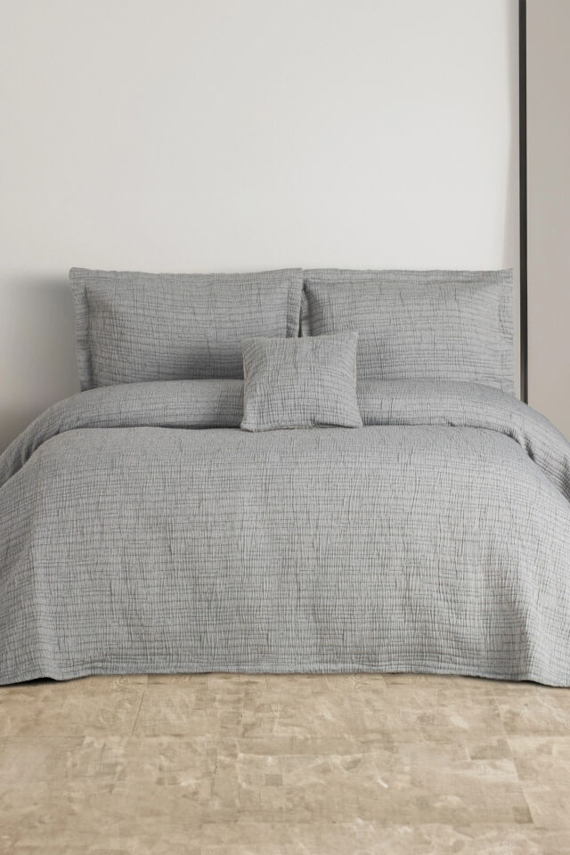 Özdilek Essance Gri Tek Kişilik Yatak Örtüsü