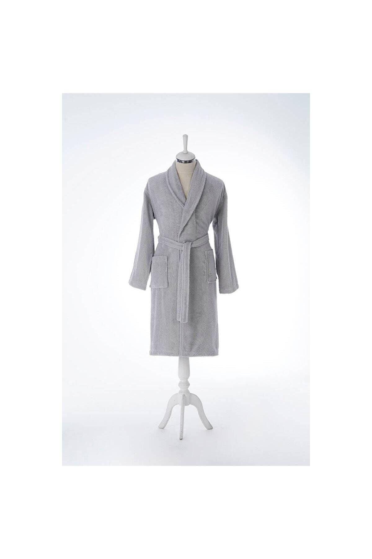 Bornoz Tekli Colourist Şalyaka Gümüş (xl)