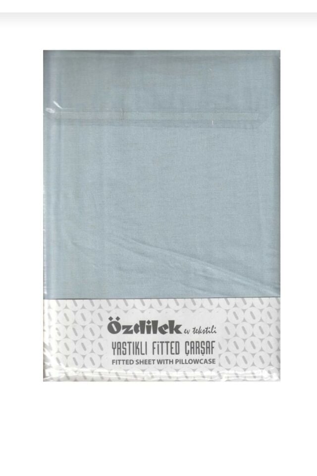 YASTIKLI FİTTED ÇARŞAF LASTİKLİ AQUA COLOURİST