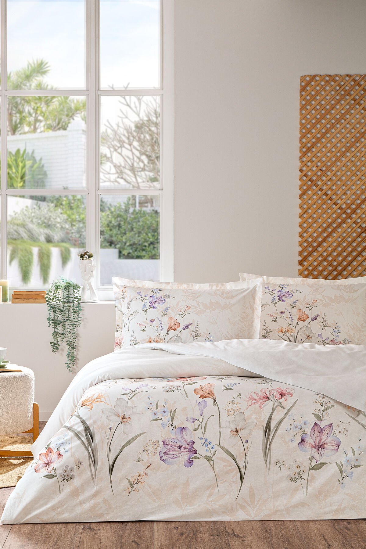 White Lilly Çift Kişilik Nevresim Takımı