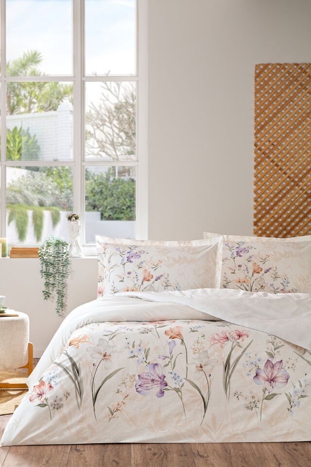 White Lilly Çift Kişilik Nevresim Takımı