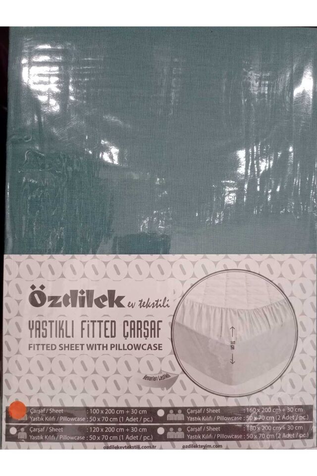 ÖZDİLEK FİTTED RANFORCE YST.ÇARŞAF 100*200 MALDİV COLOURIST