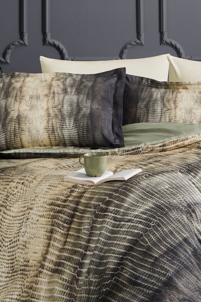 Verde Çift Kişilik Soft Life Saten Nevresim Takımı