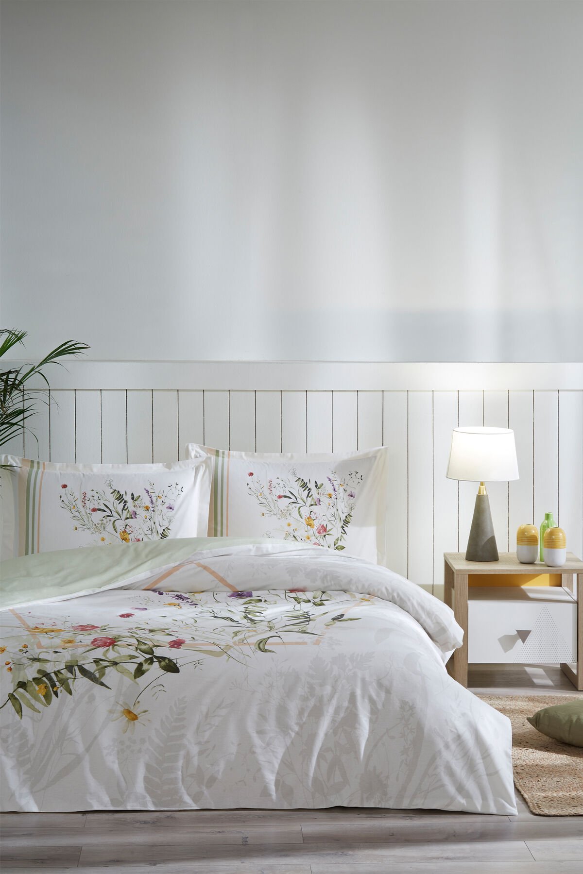 Fujer Çift Kişilik Lastikli Çarşaf Nevresim Takımı