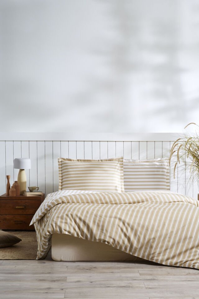 Trioline Tek Kişilik Lastikli Çarşaf Nevresim Takımı