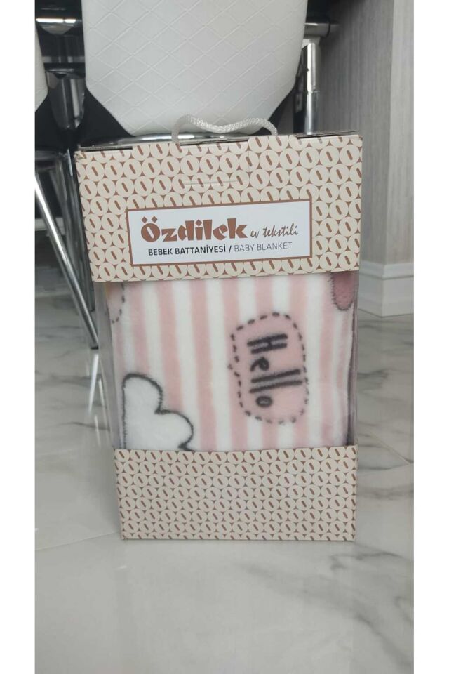 Hello Rabbıt Bebek Battaniyesi (100x120) [BEHREHANE]