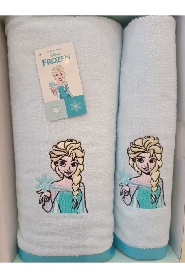 ÖZDİLEK DSNY FROZEN SNOWFLAKE MAVİ BANYO SETİ