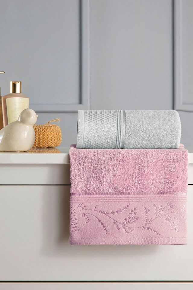 Ditsy Aile Seti (pembe-gri)