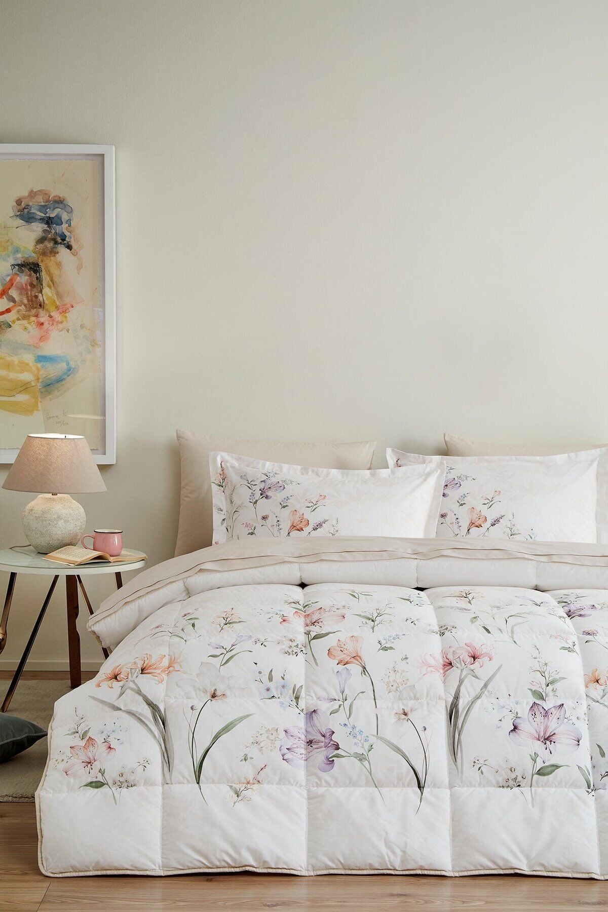 White Lily Çift Kişilik Uyku Seti