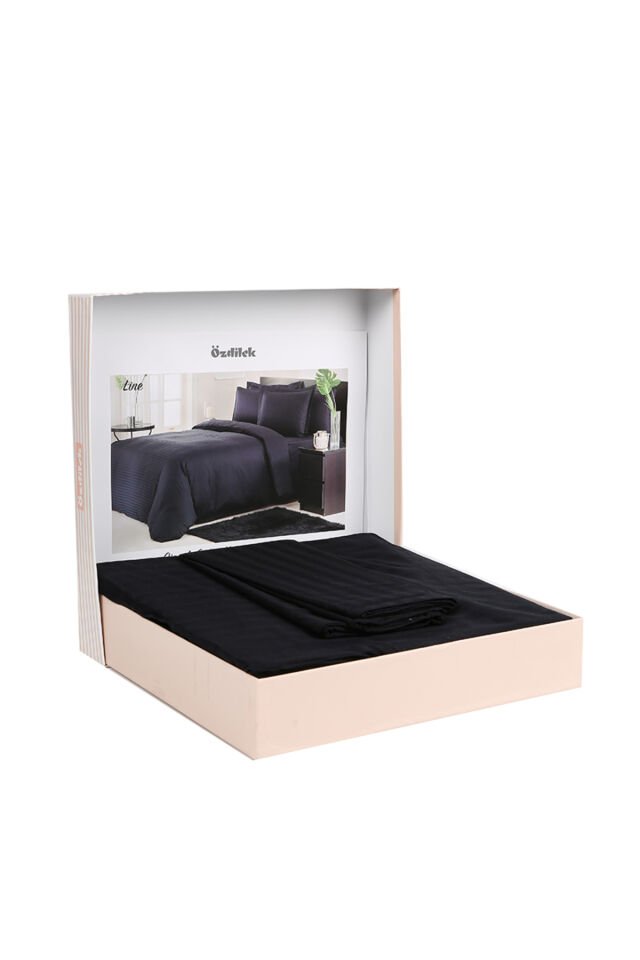 Line Çift Kişilik Saten Nevresim Takımı