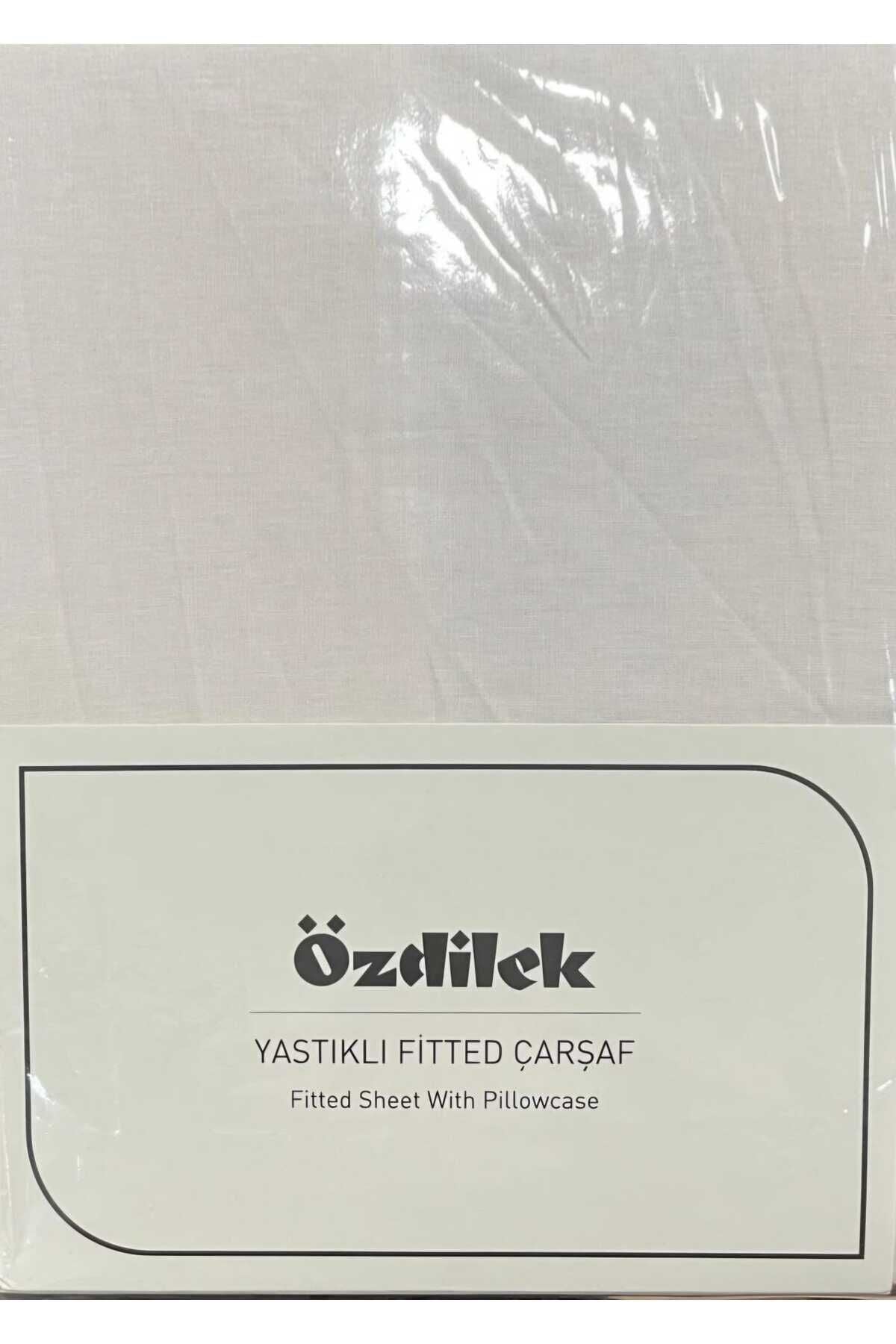 Colourist Çift Kişilik Lastikli Çarşaf Takımı 160*200cm Vanilya 160x200 - 160 x 200