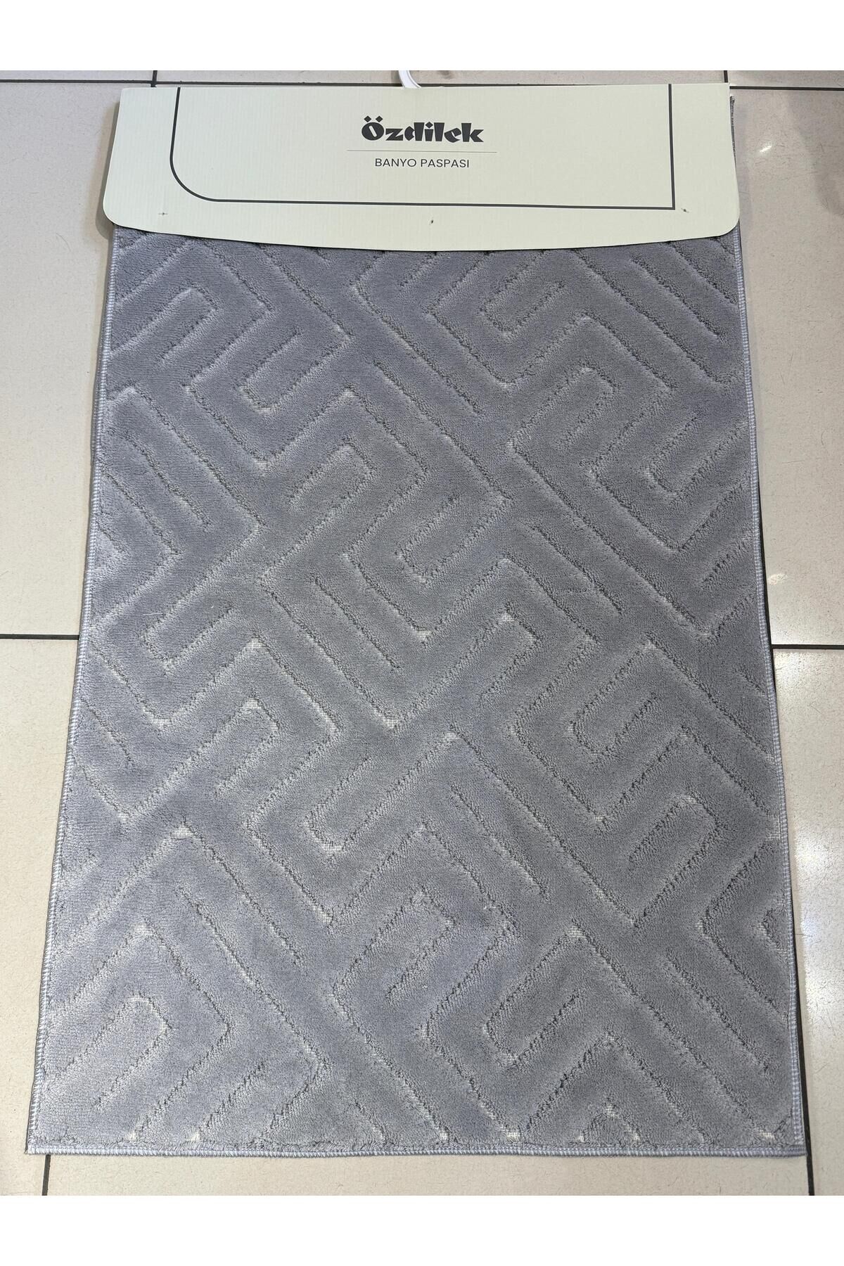 Klozet Pamuk Sılva Gri 60*100-40*60