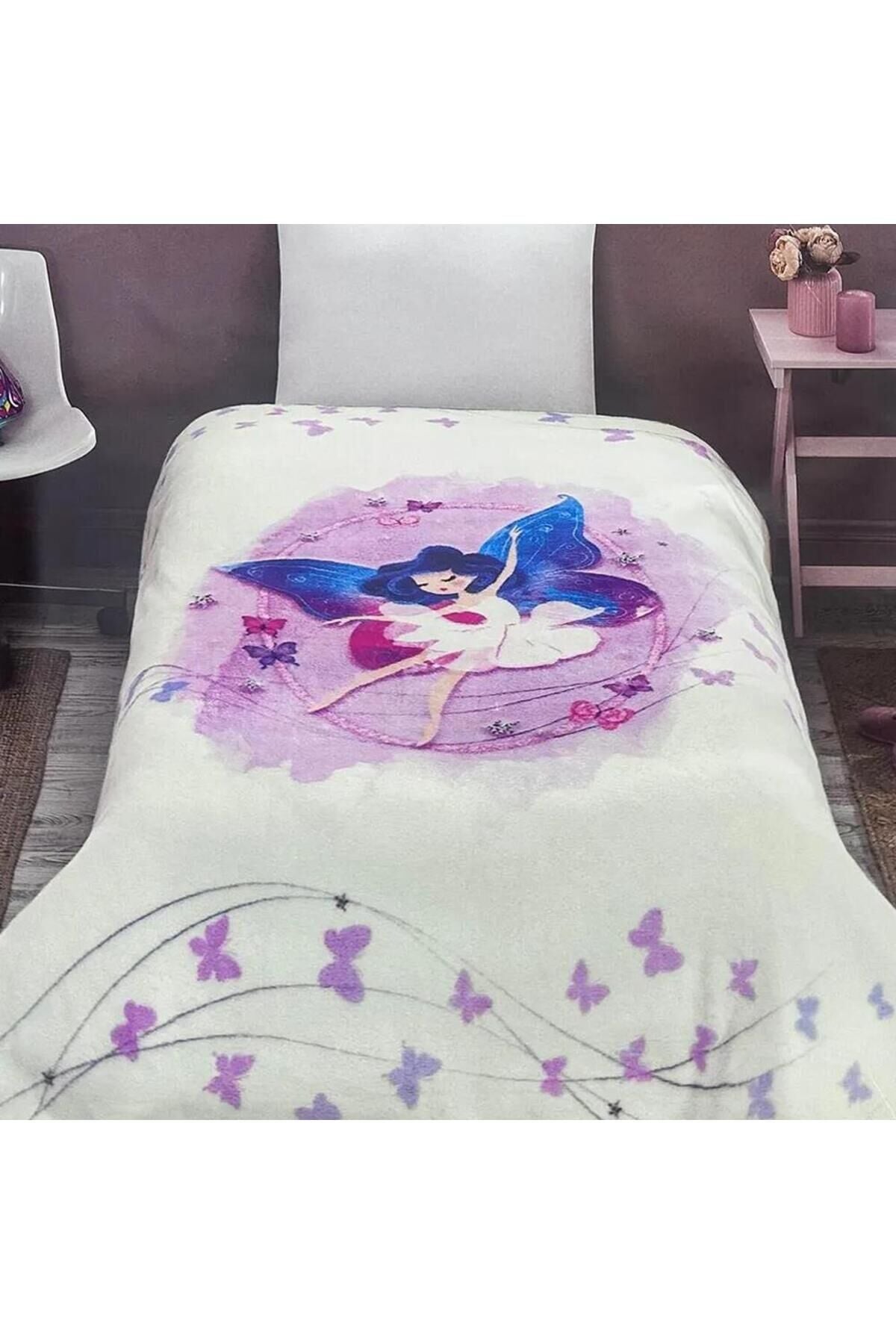 Tek Kişilik Battaniye Baskılı Prime Fairies