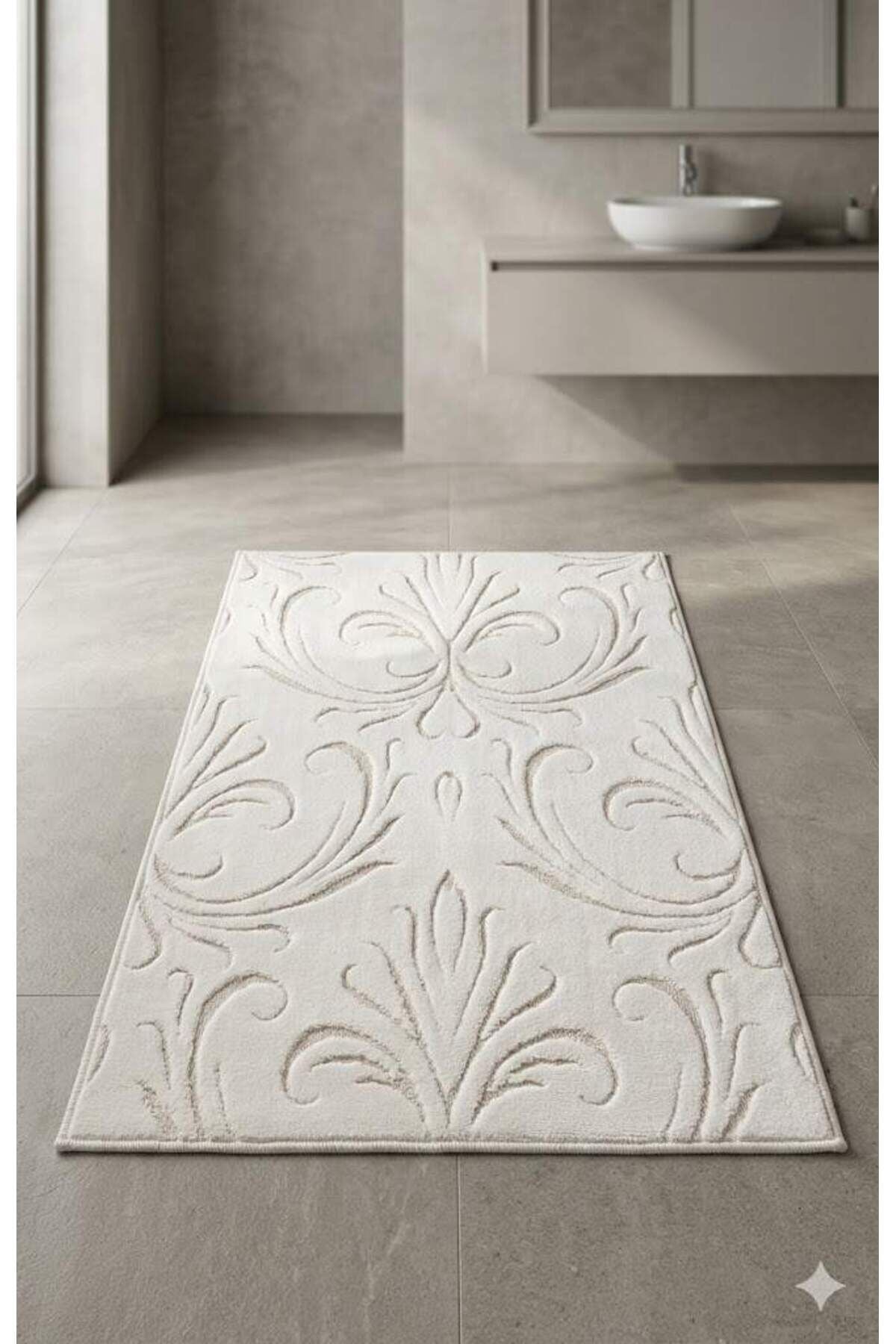 Klozet Pamuk Salvor Krem 60*100-40*60