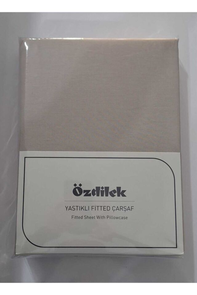 COLOURIST RANFORCE LASTİKLİ ÇARŞAF TAKIMI 160*200 CM KUM BEJİ 160x200 - 200 x 160