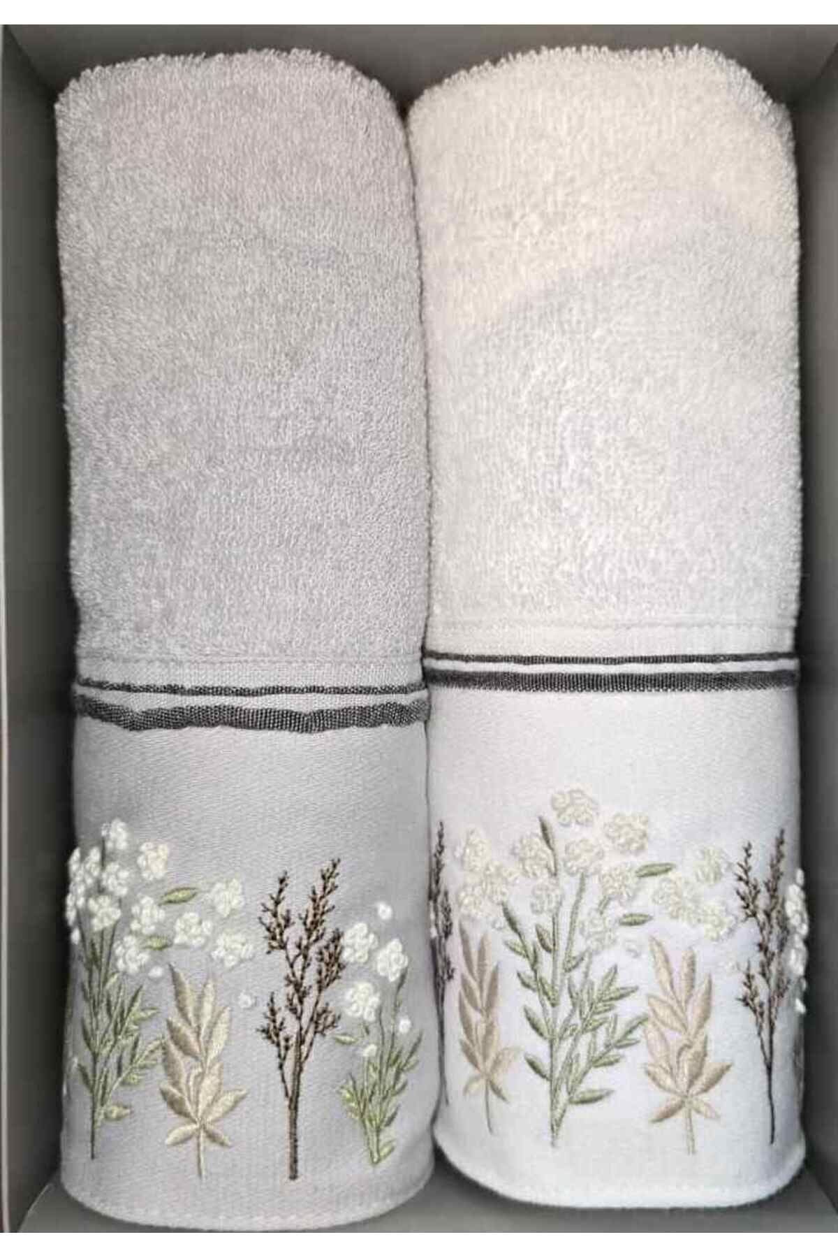 Dıtsy Garden Kr Gri-gri 2li Kt. Hvl Nakışlı3