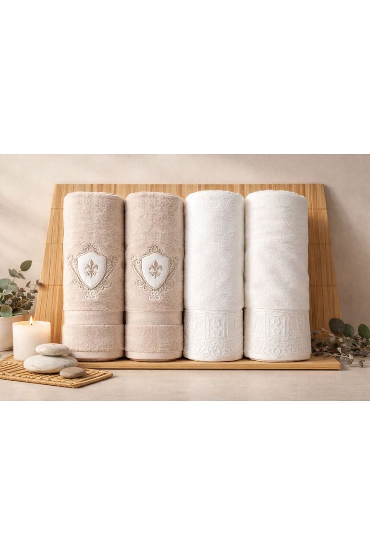 Weddıng Tas-krem Best Set (hamam Takımı)