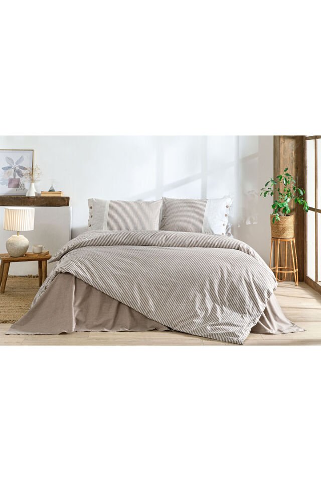 Natural Line King Size Nevresim Takımı BEJ