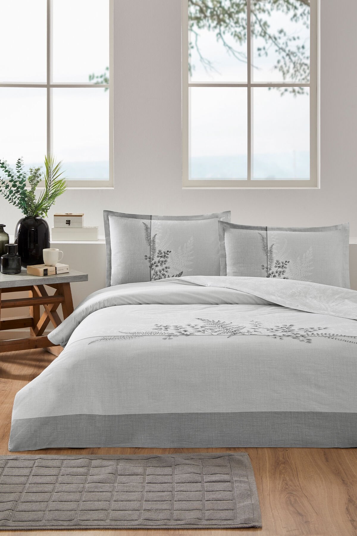 Helecho Çift Kişilik Nevresim Takımı Tek Ebat - 200 x 220
