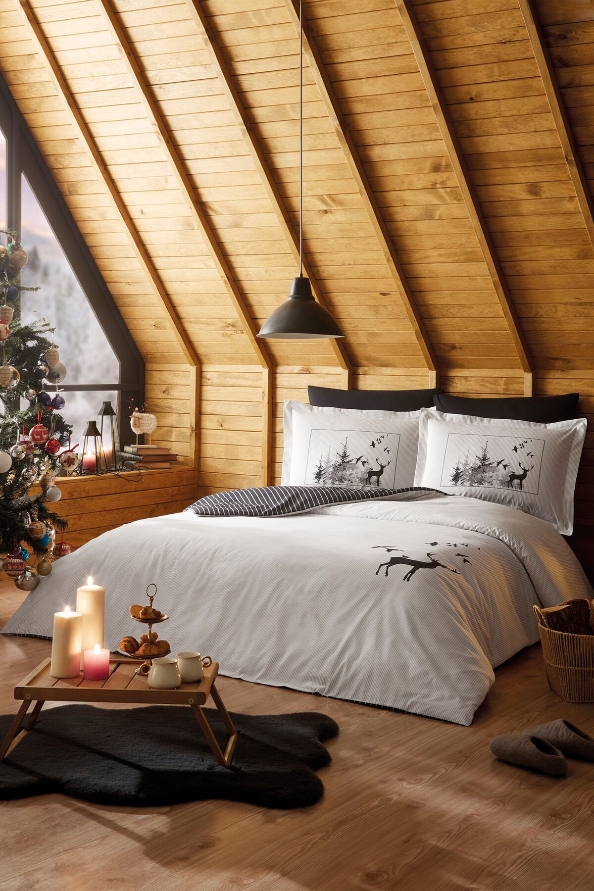 Özdilek Naturaleza Çift Kişilik Nevresim Takımı Tek Ebat - 200 x 220