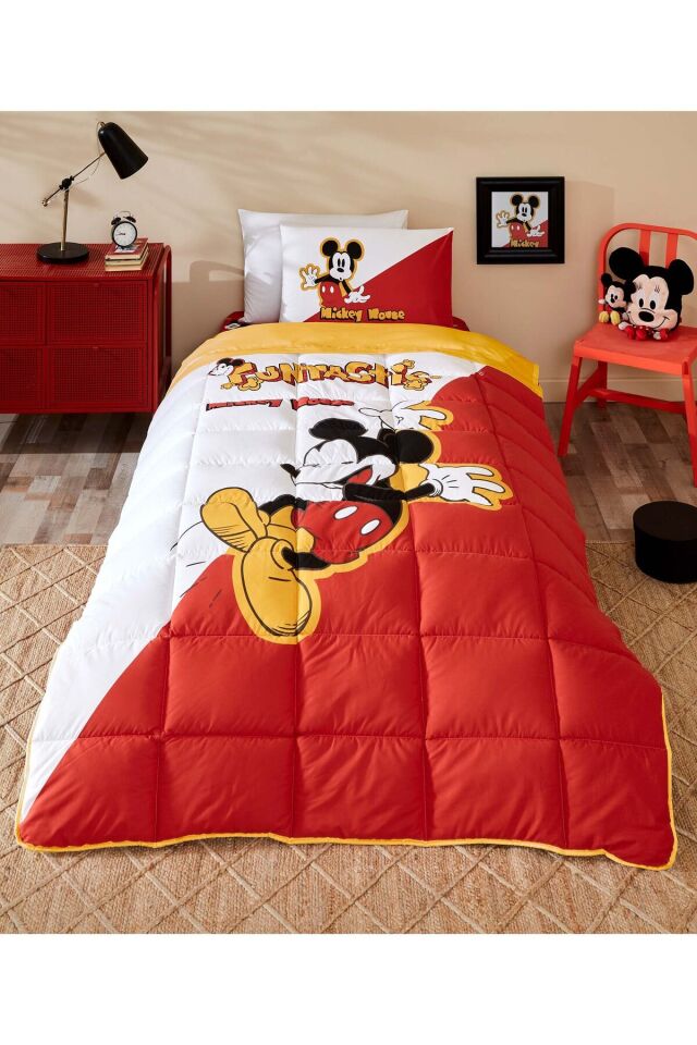 Mickey Funtastic Tek Kişilik Disney Uyku Seti