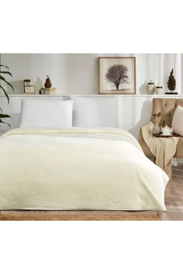 Battaniye Trendy Soft Çift Kişilik Kemık Kemik