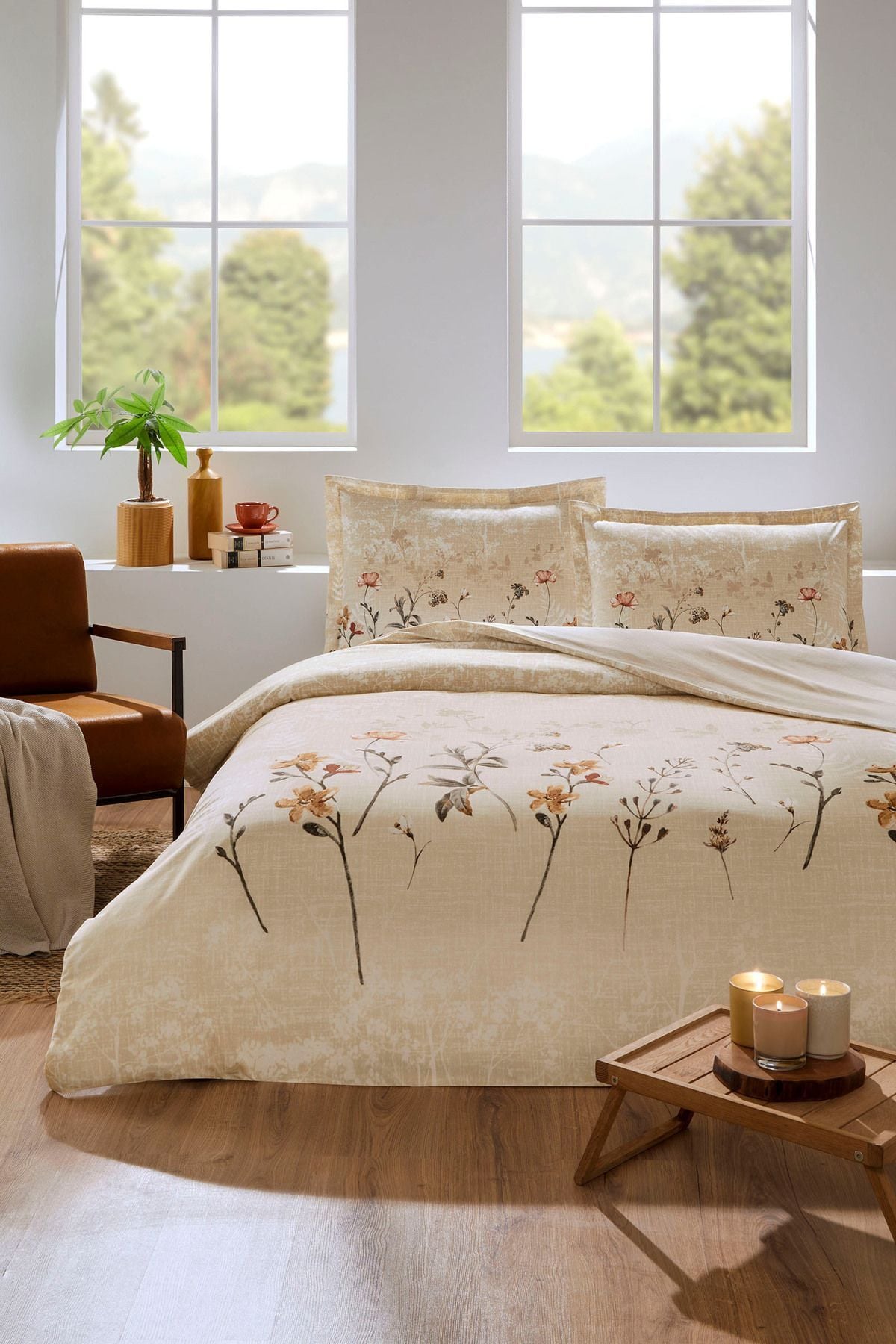 Ramas Secas Çift Kişilik Nevresim Takımı Tek Ebat - 200 x 220