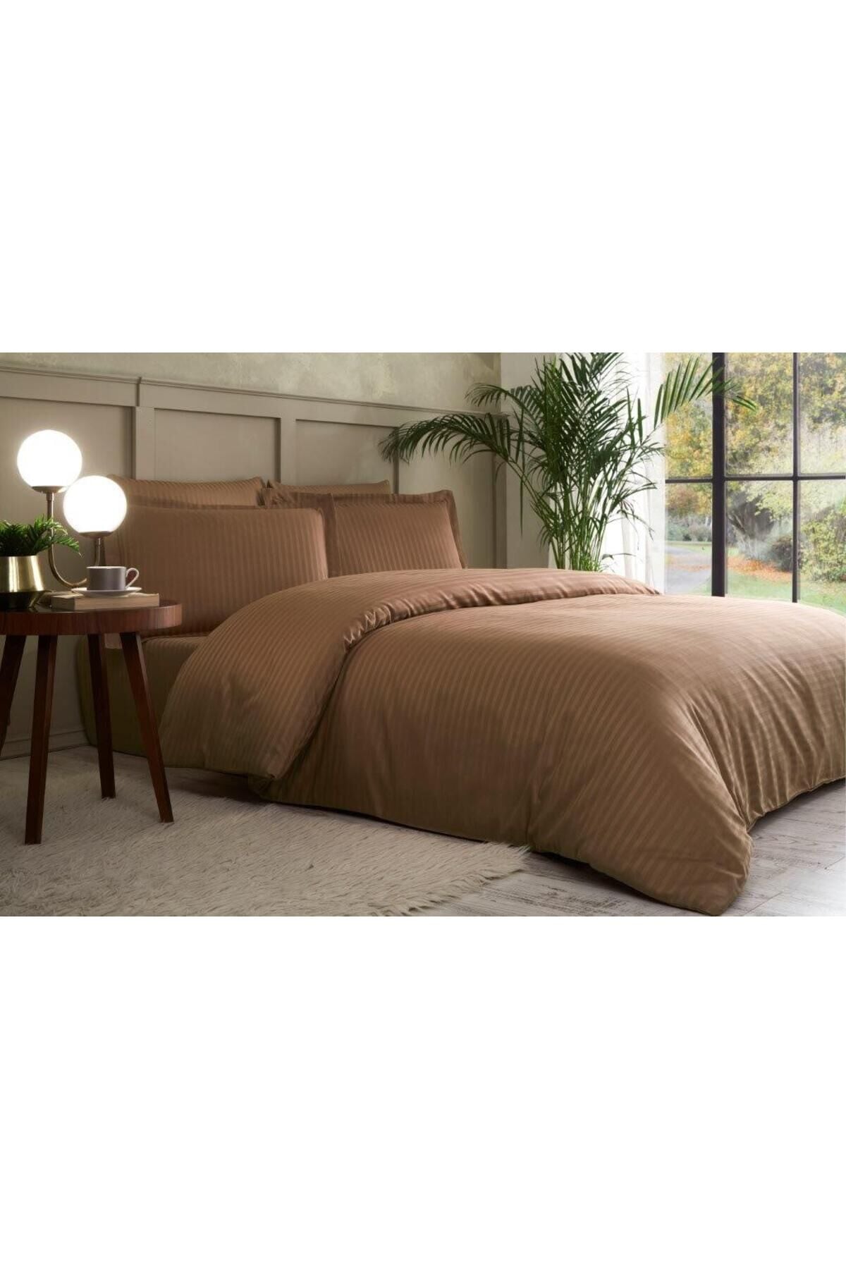 Nev.tk St Ck M Kahve Lıne (Y) Tek Ebat - 200 x 220