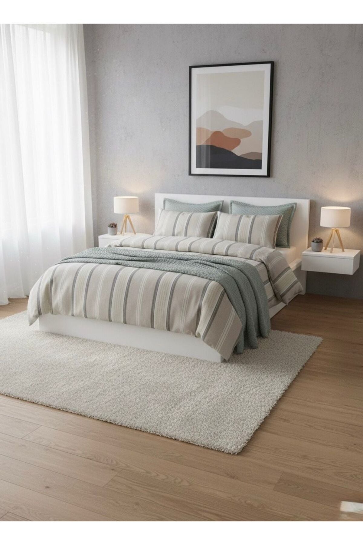 GELIN SETI YAT.ORT. CALISTA YESIL Tek Ebat - 200 x 220