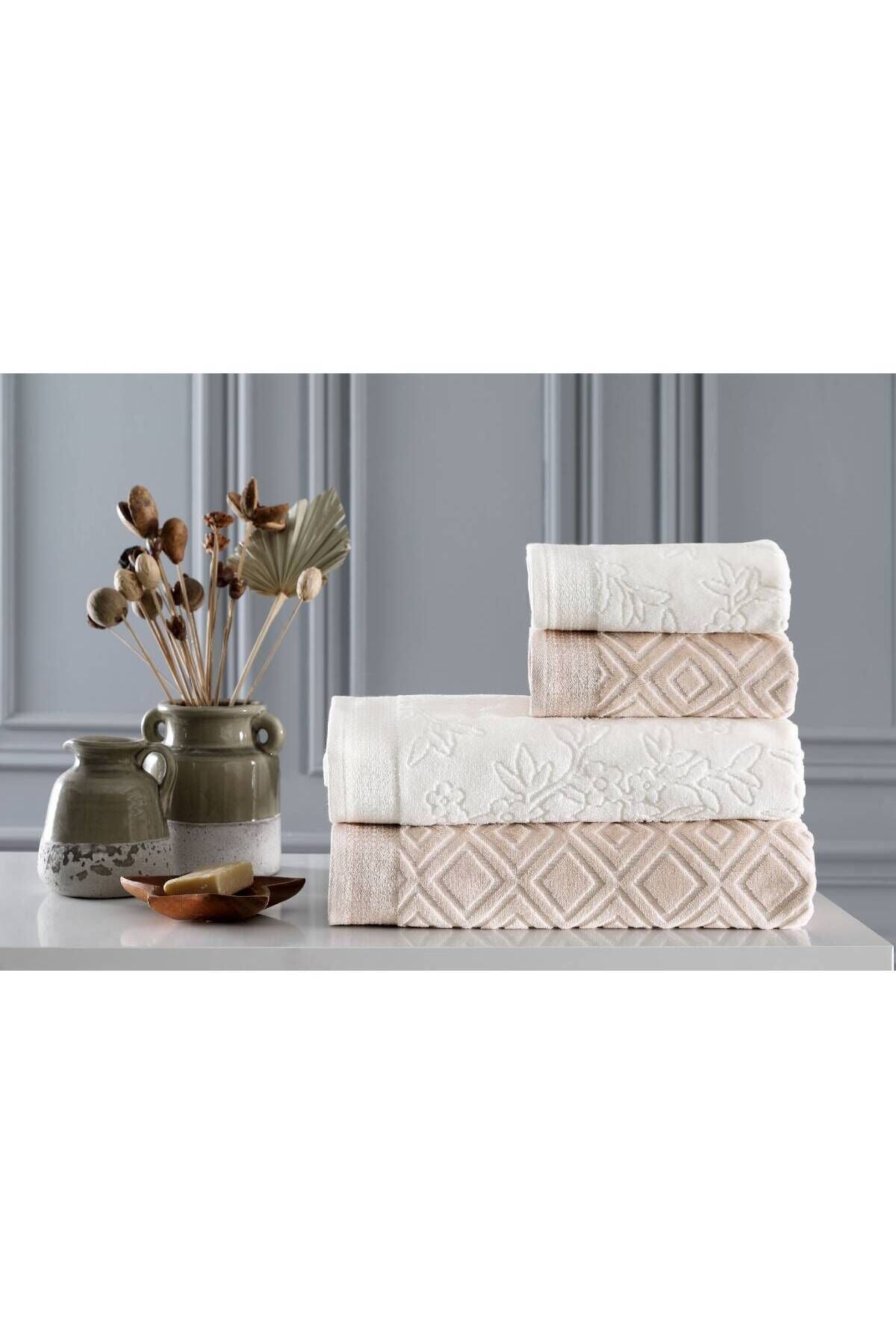 PASTORAL KREM-BEJ BEST SET Tek Ebat - 70 X 140