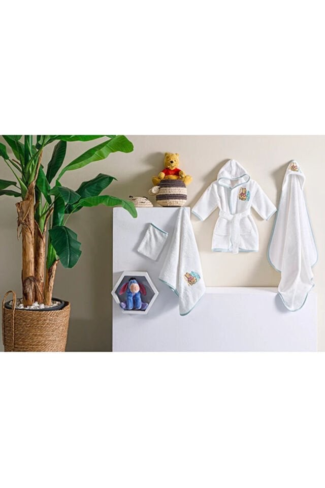 WINNIE T.P. BEBE SET KREM 0-3 Yaş - Unisex