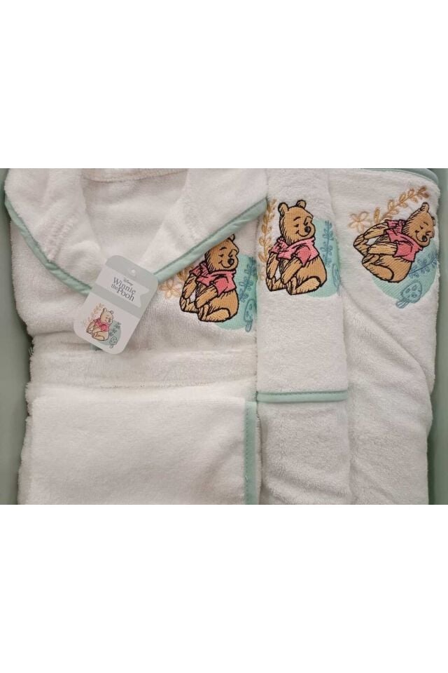 WINNIE T.P. BEBE SET KREM 0-3 Yaş - Unisex