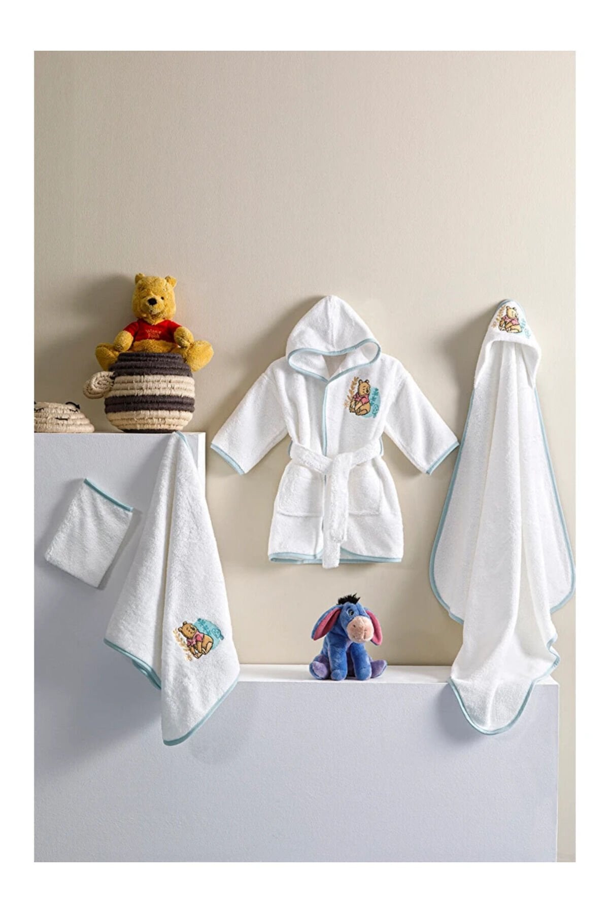 WINNIE T.P. BEBE SET KREM 0-3 Yaş - Unisex