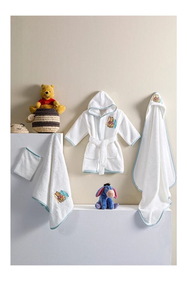 WINNIE T.P. BEBE SET KREM 0-3 Yaş - Unisex
