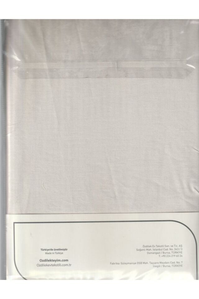 Çarşaf Fitted Yastıklı Ranforce 180*200 Vanılya Colourıst