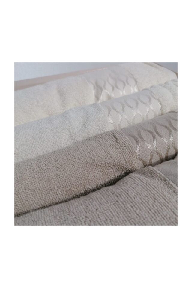 Elissa Best Set Hamam Takımı - Krem - Taş