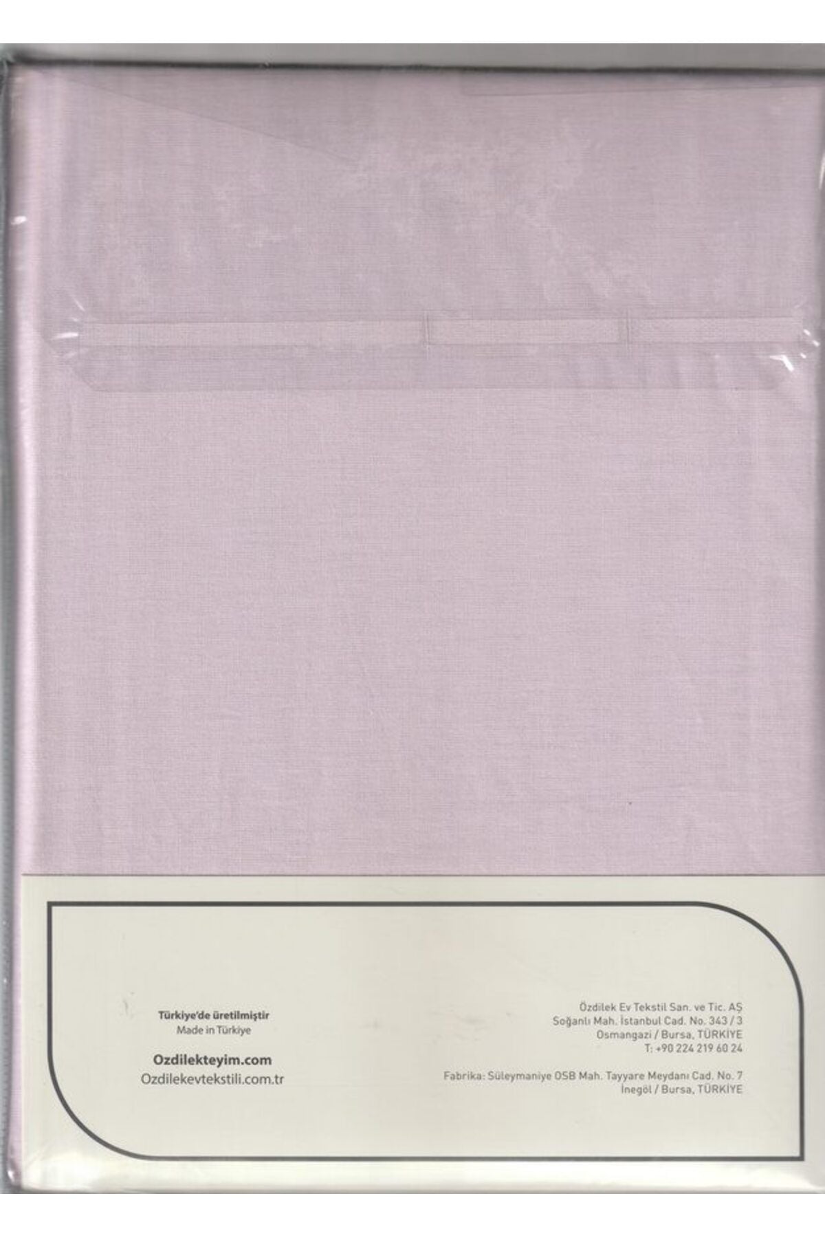 Çarşaf Fitted Yastıklı Ranforce 160*200 Pudra Colourıst